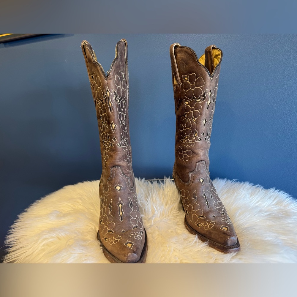 Ariat Tan Leather Western Boots